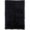 Linon 4 X 6 Ft. 3A Flokati Area Rug - Black FLK-3AR0446